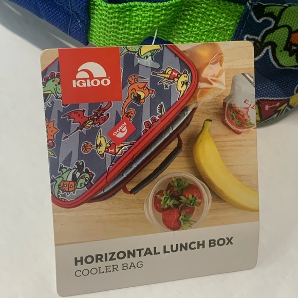 Igloo Insulated Cooler Bag Horizontal Dinosaur Graphic NWT - Picture 6 of 12